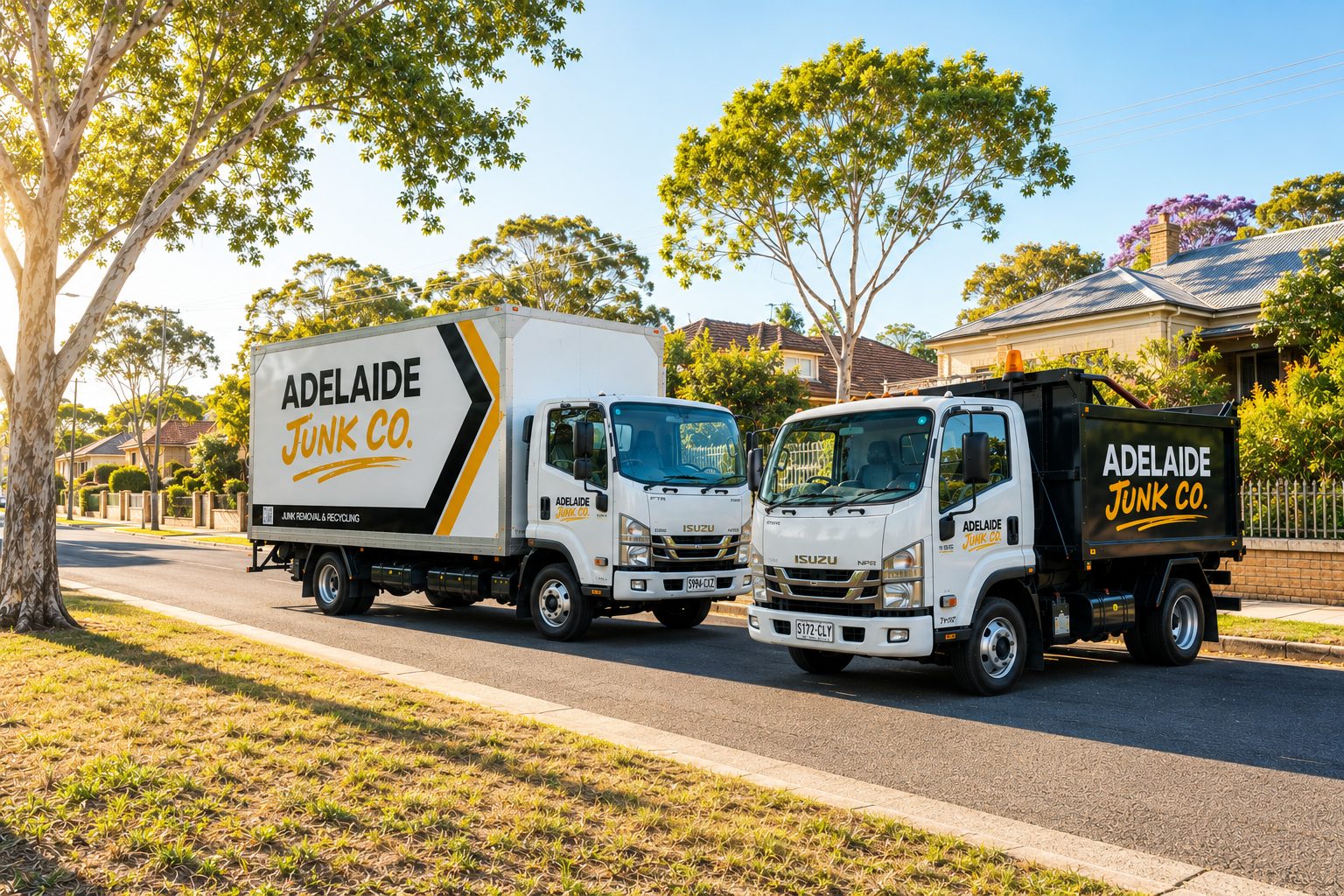 Adelaide Junk Co trucks
